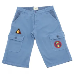 1302S bermuda bimbo FENDI pantalone corto blu short pant kid