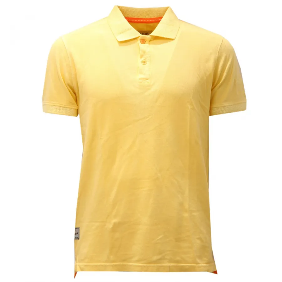 1882AE maglia uomo FRED MELLO cotton yellow polo man