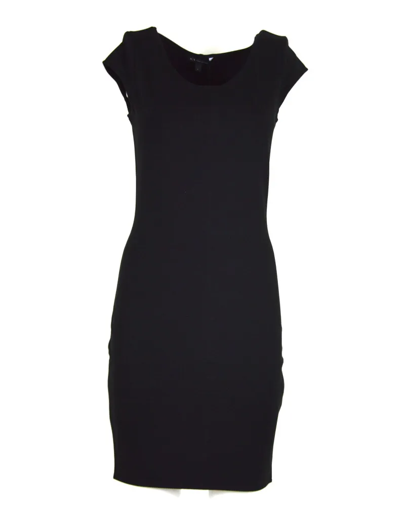 ARMANI EXCHANGE abito donna nero tubino tinta unita 8NYABE
