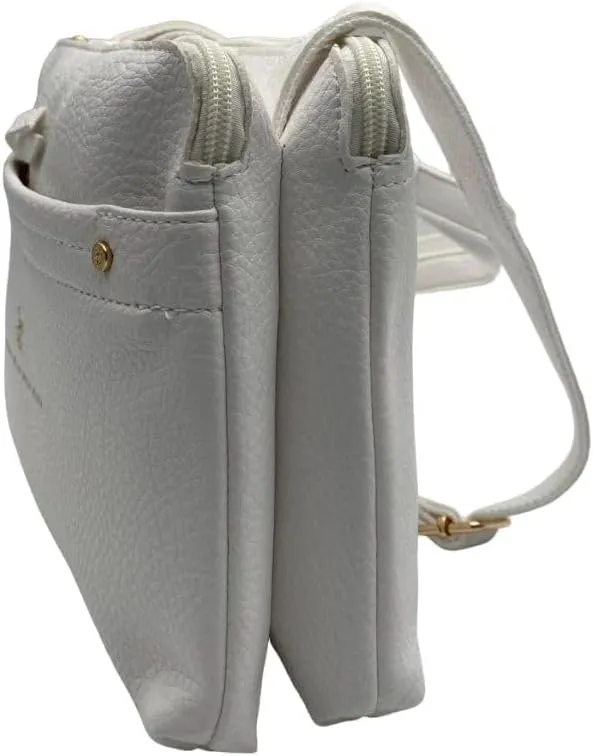 BEVERLY HILLS Borsa a Tracolla Donna - Bianco modello BH-3738