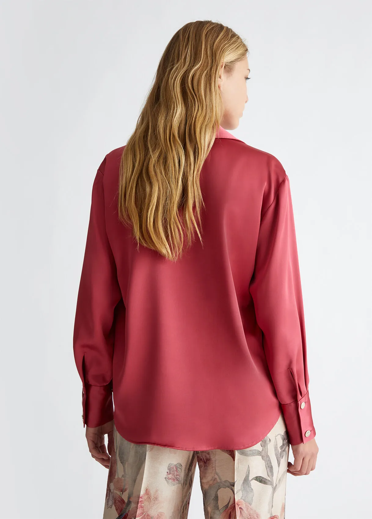 Camicia in raso