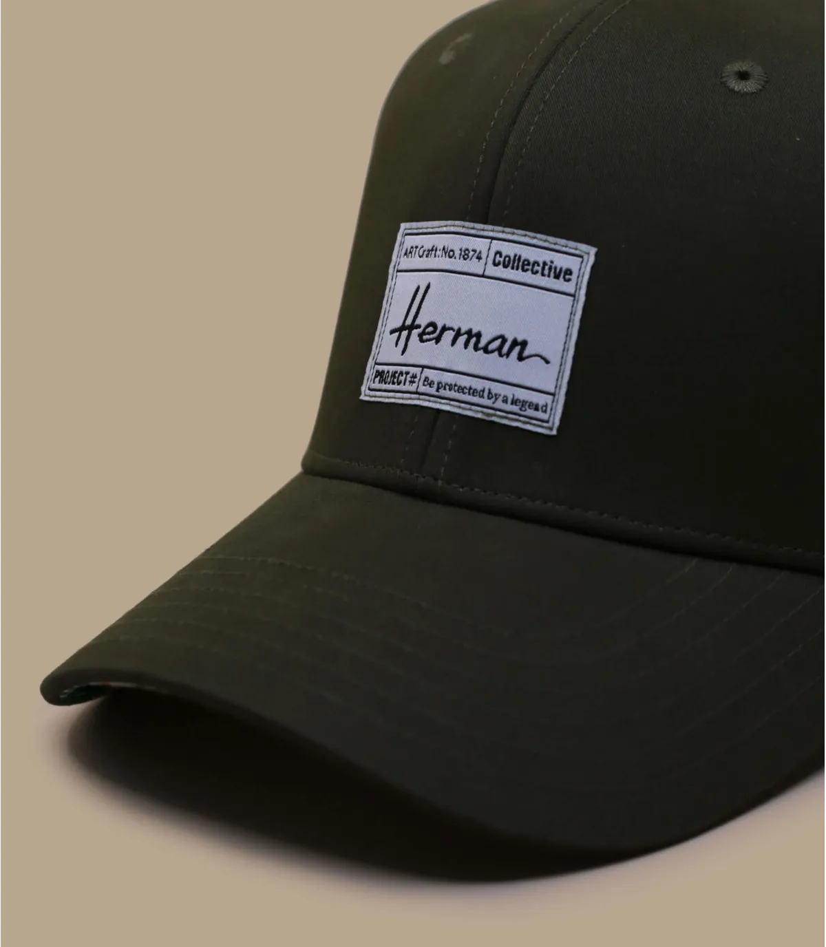 Cappello da baseball herman verdeCappellino Gorfou green     