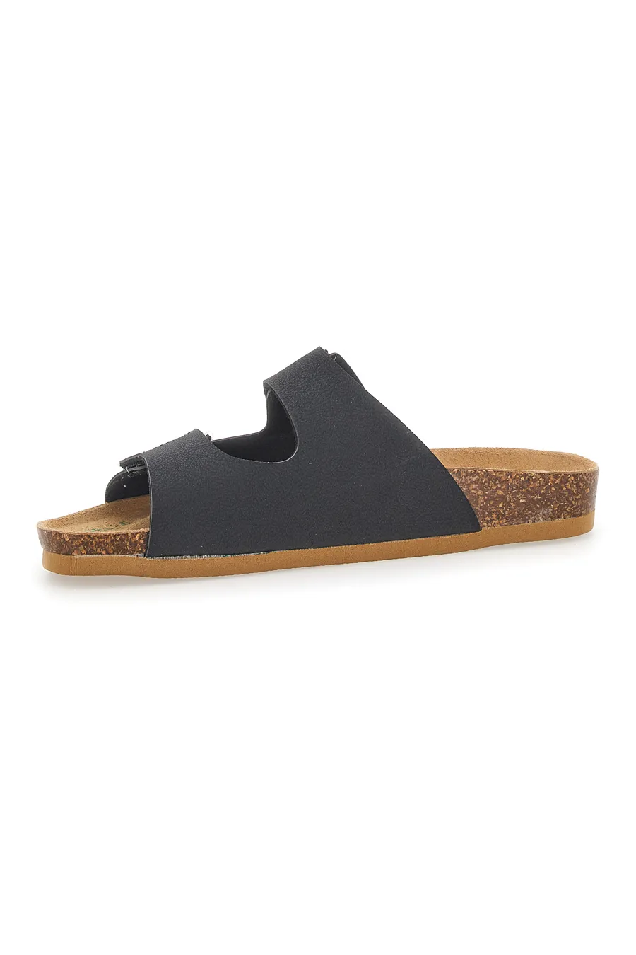 Ciabatte Nere Made In Italy Con Sottopiede In Vera Pelle Bio Up 26411