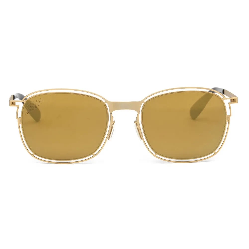 CR7 - Cristiano Ronaldo - GS002 - Oro Semilucido - Occhiali da Sole - Exclusive Official Collection - CR7 Eyewear