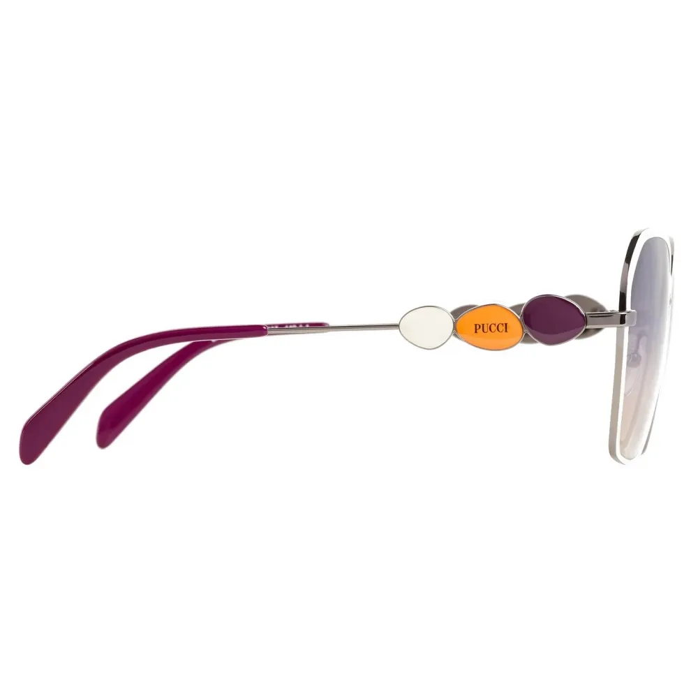 Emilio Pucci - Occhiali da Sole a Farfalla - Argento - Occhiali da Sole - Emilio Pucci Eyewear