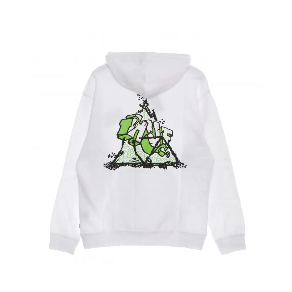 felpa cappuccio uomo quake tt p/o hoodie WHITE