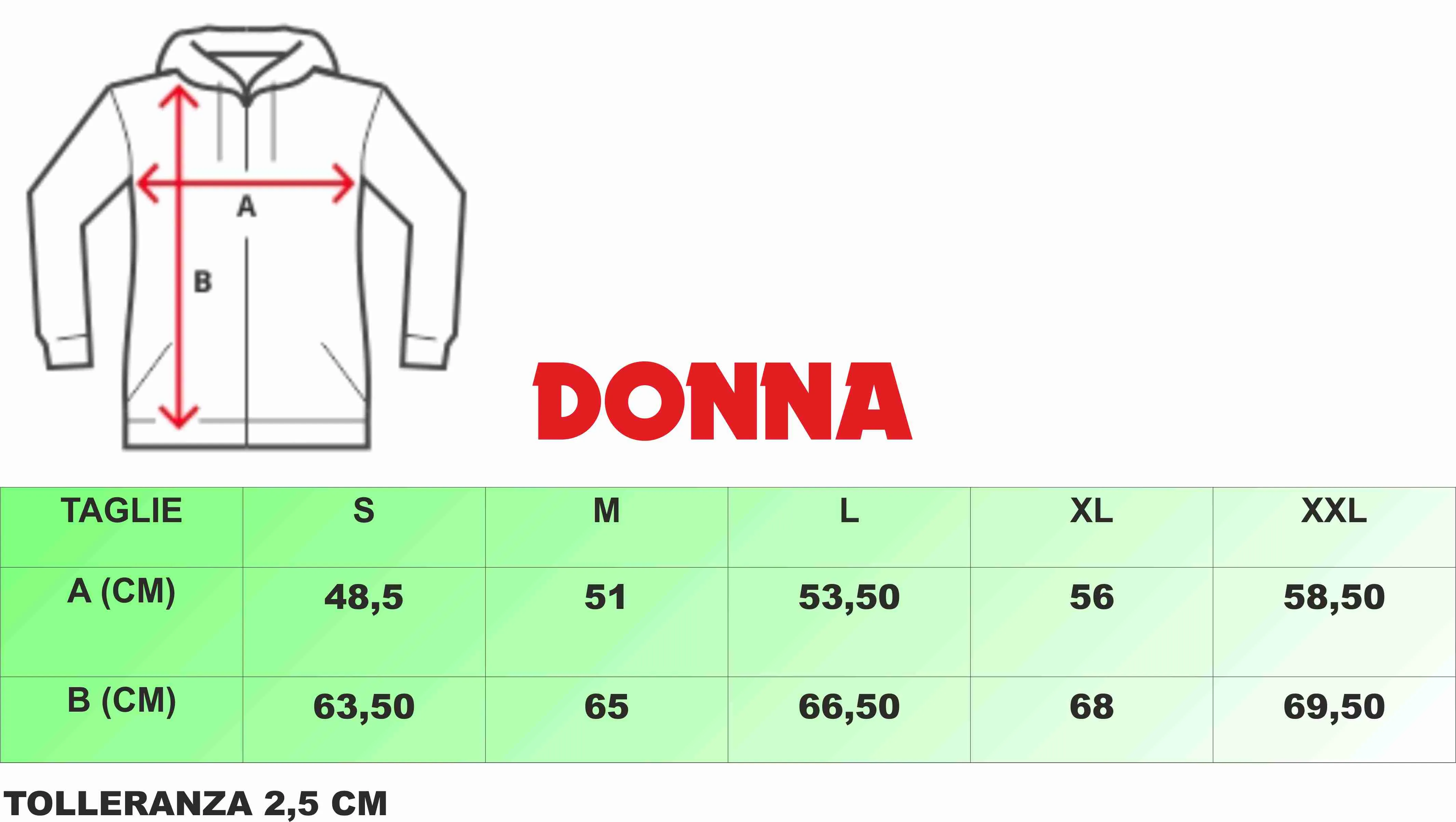 FELPA DONNA  ZIP E CAPPUCCIO ROSSA INFERMIERA -NEW