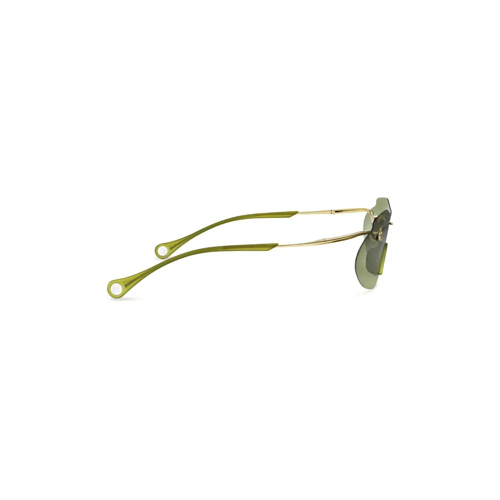 Fenty - Centerfold Mask - Pickle Green - Occhiali da Sole - Rihanna Official - Fenty Eyewear