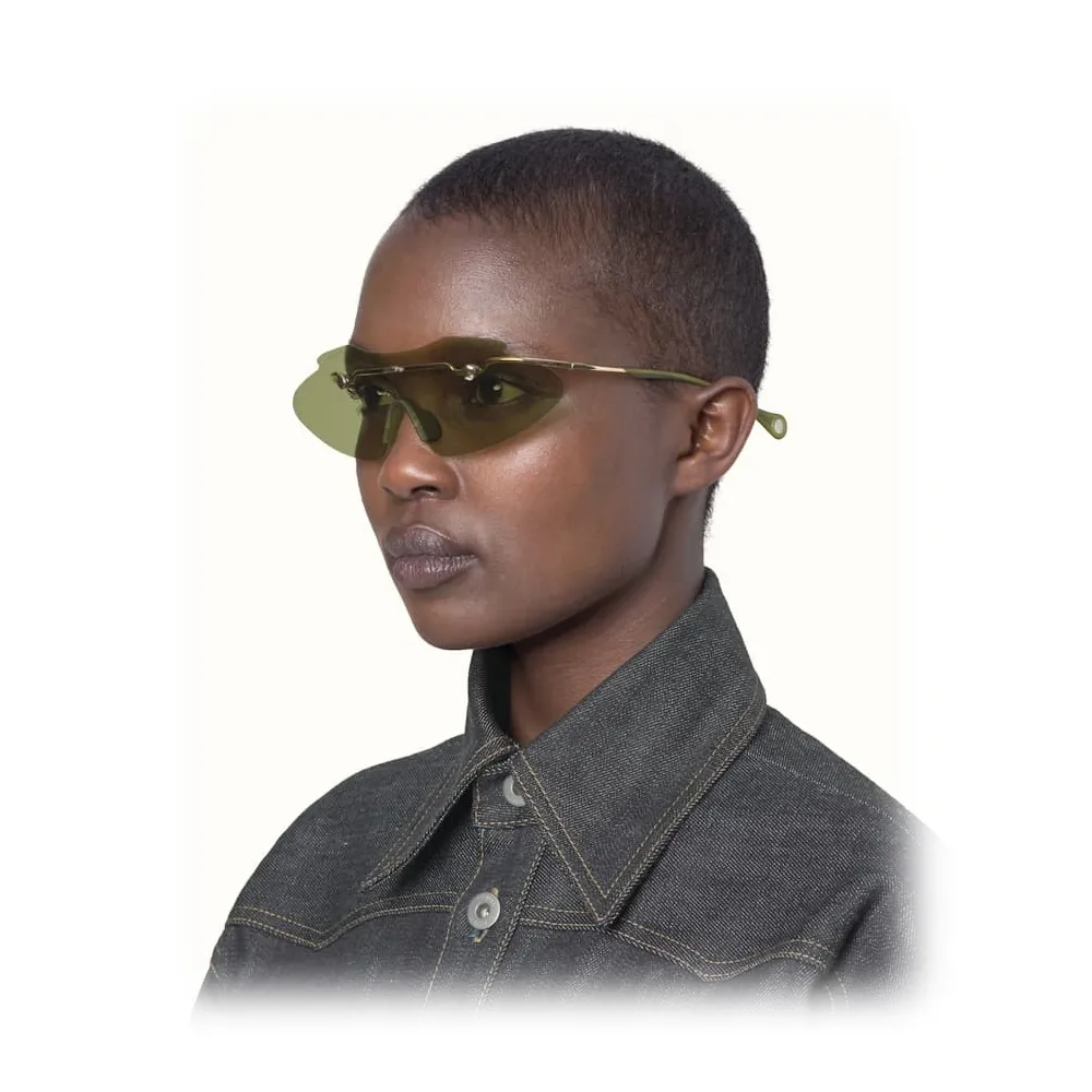 Fenty - Centerfold Mask - Pickle Green - Occhiali da Sole - Rihanna Official - Fenty Eyewear