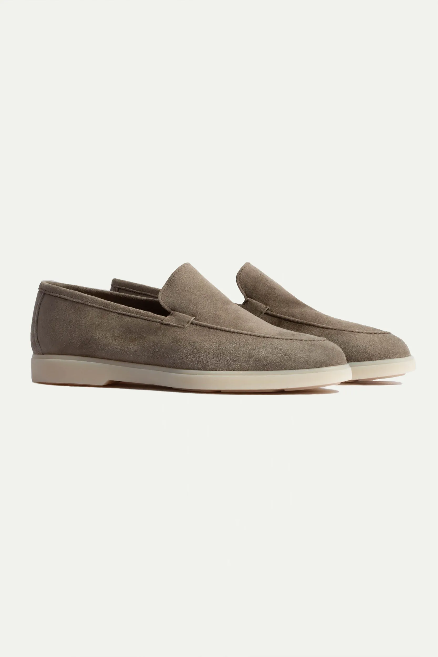 Mocassini tortora - Made In Italy    