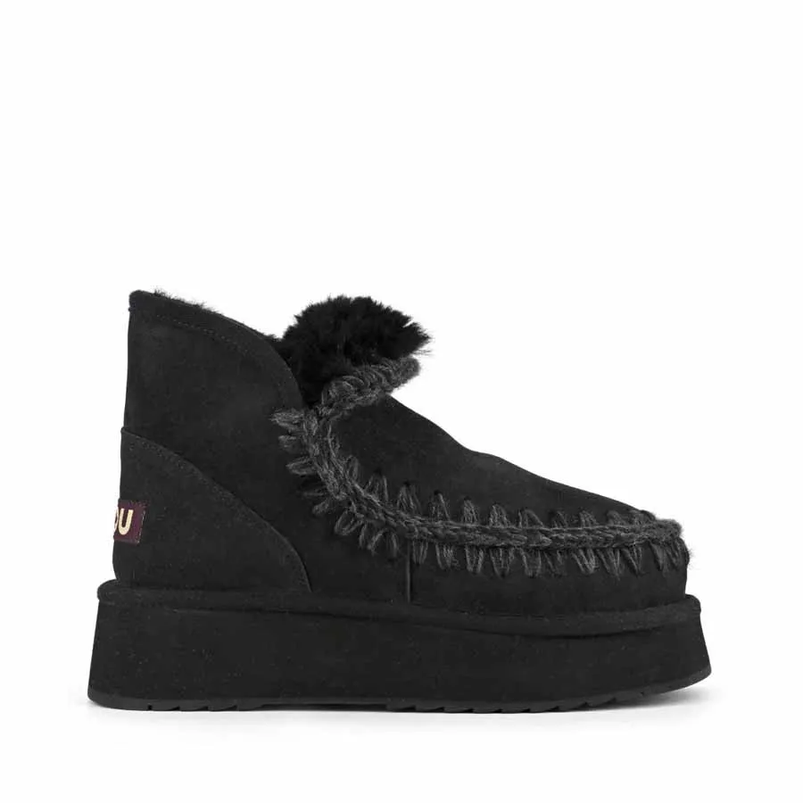 Mou Mini eskimo platform boot black