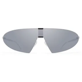 Mykita - Karma - Mykita & Bernhard Willhelm - Nero Argento - Metal Collection - Occhiali da Sole - Mykita Eyewear