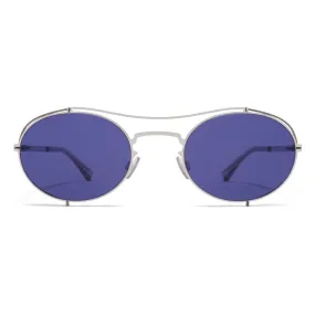 Mykita - MMCRAFT002 - Mykita & Maison Margiela - Argento Grafite Indaco - Metal Collection - Occhiali da Sole - Mykita Eyewe