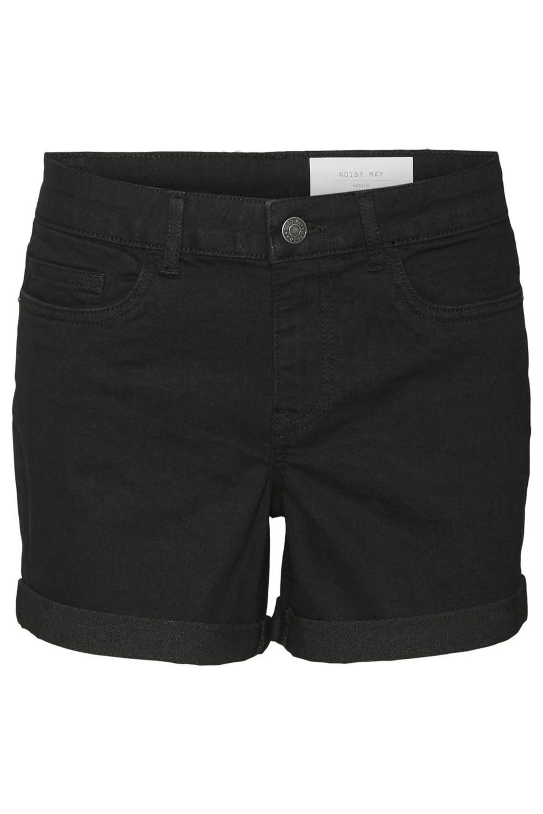 NOISY MAY - Shorts elasticizzati Denim vita medio alta