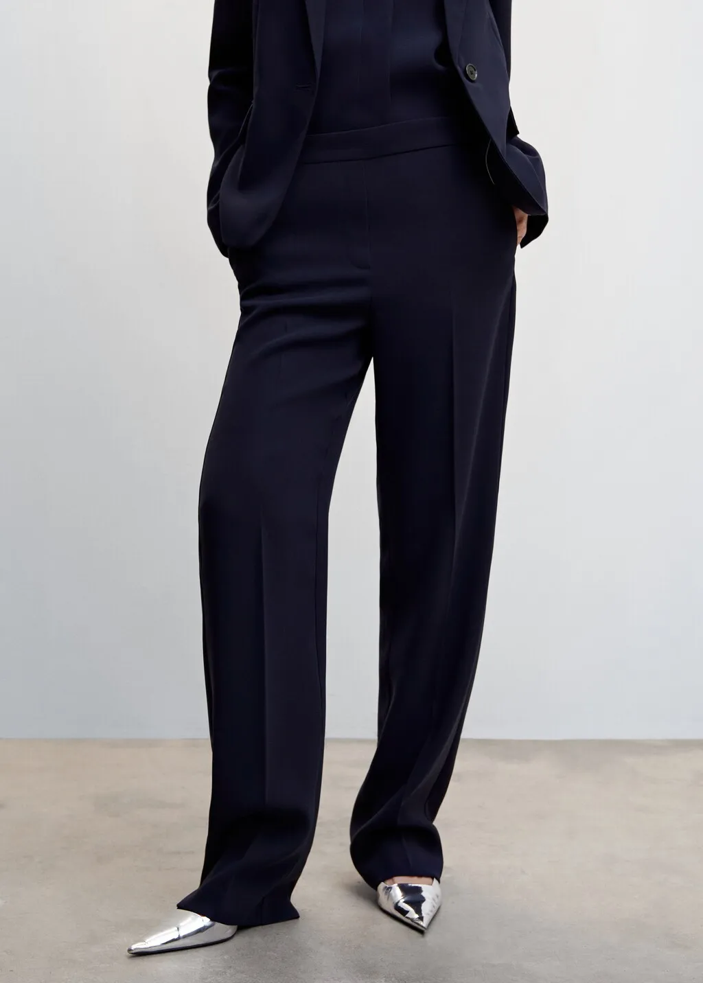 Pantaloni completo vita elasticizzata