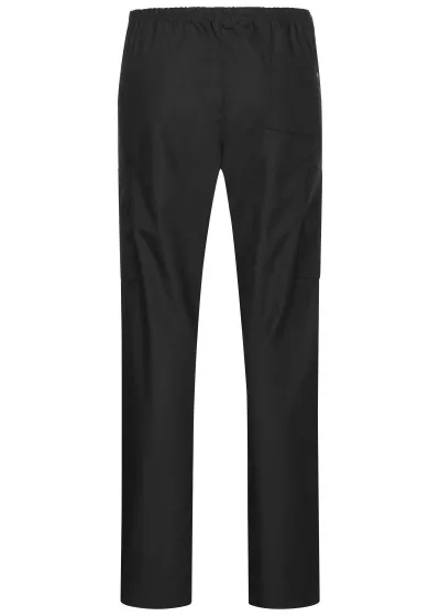 Pantaloni da panettiere e da cuoco unisex in nero di chefmade