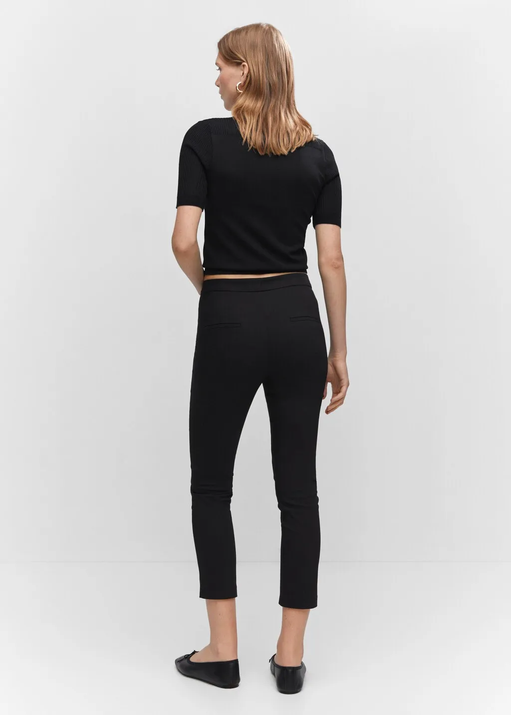 Pantaloni skinny crop