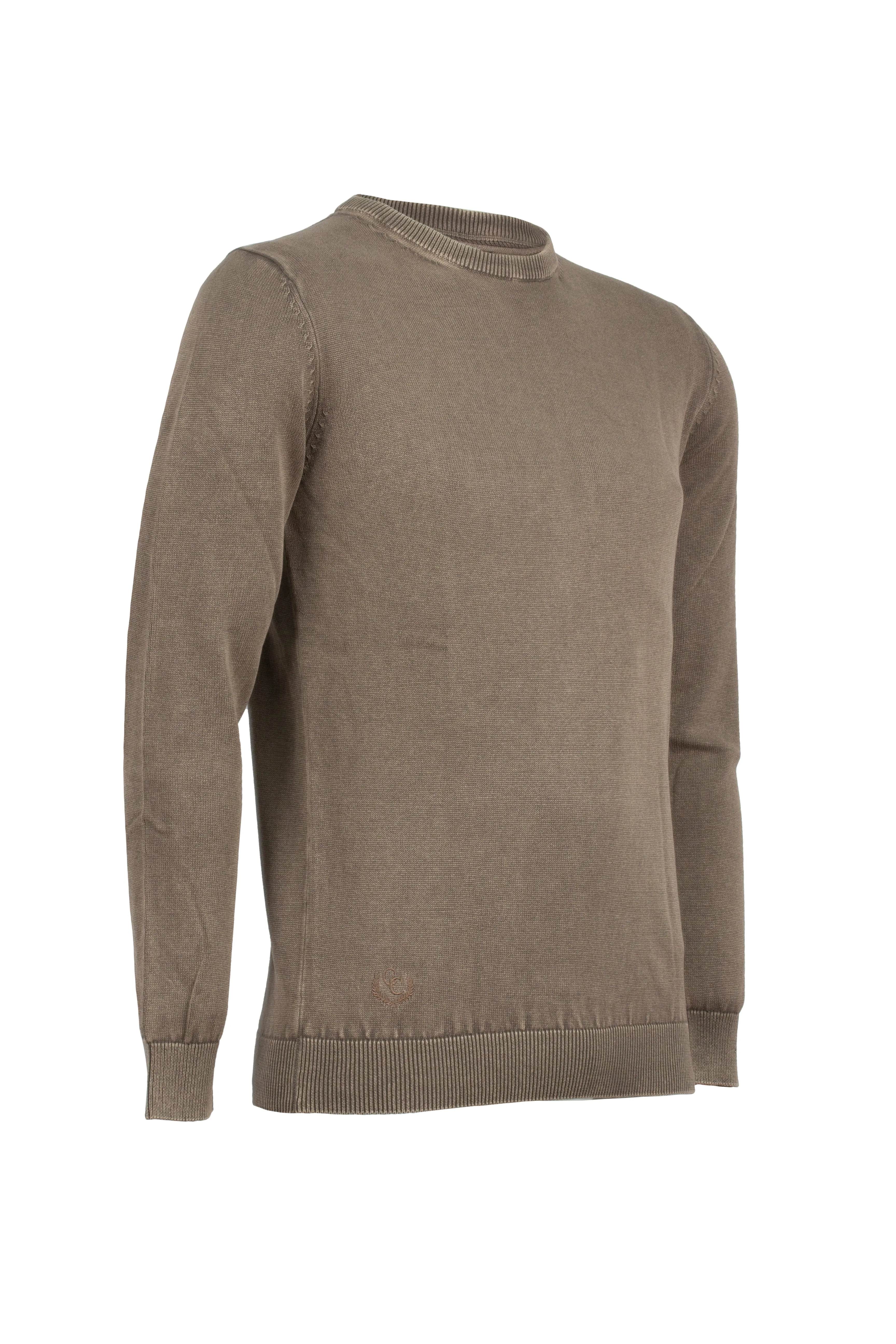 Pullover girocollo uomo tinta unita