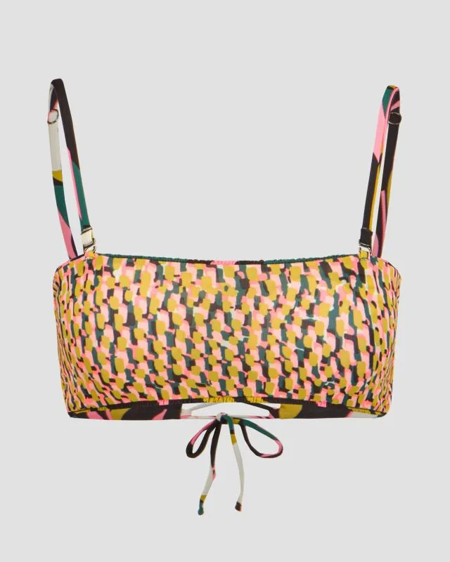 Reggiseno reversibile del costume da bagno da donna Maaji Lush Leaves Artemis