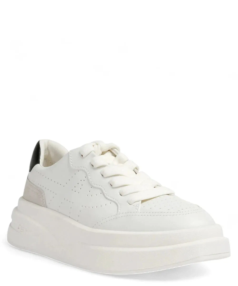 Sneakers in Pelle Bianca con Design Traforato