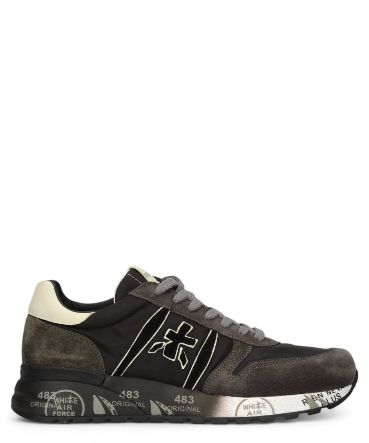 Sneakers Lander 4951 in Pelle Scamosciata e Nylon