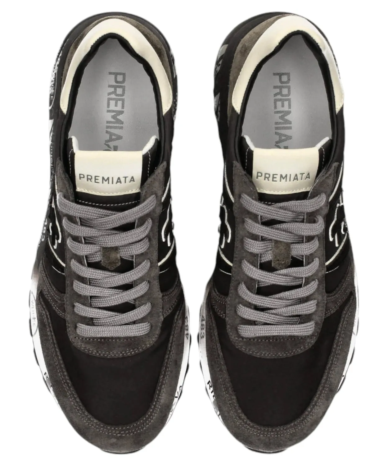 Sneakers Lander 4951 in Pelle Scamosciata e Nylon