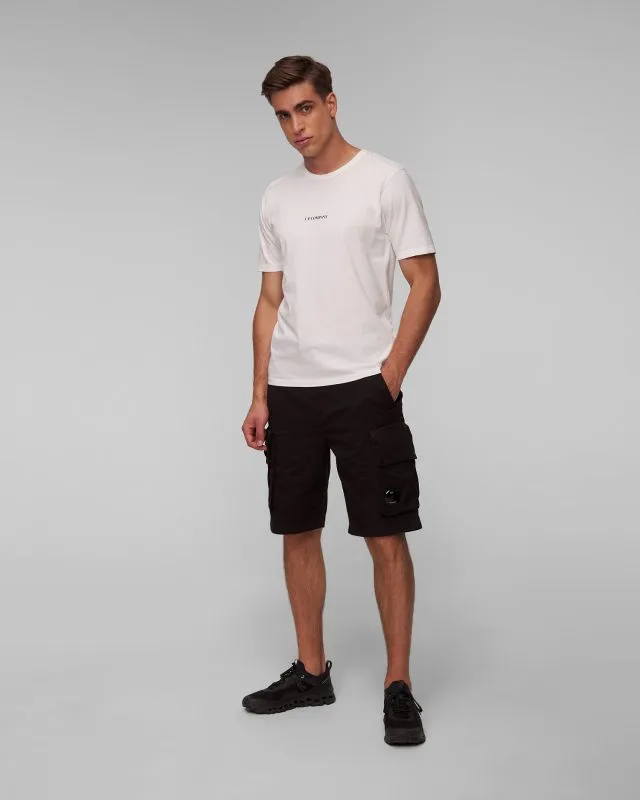 T-shirt bianca da uomo C.P. Company