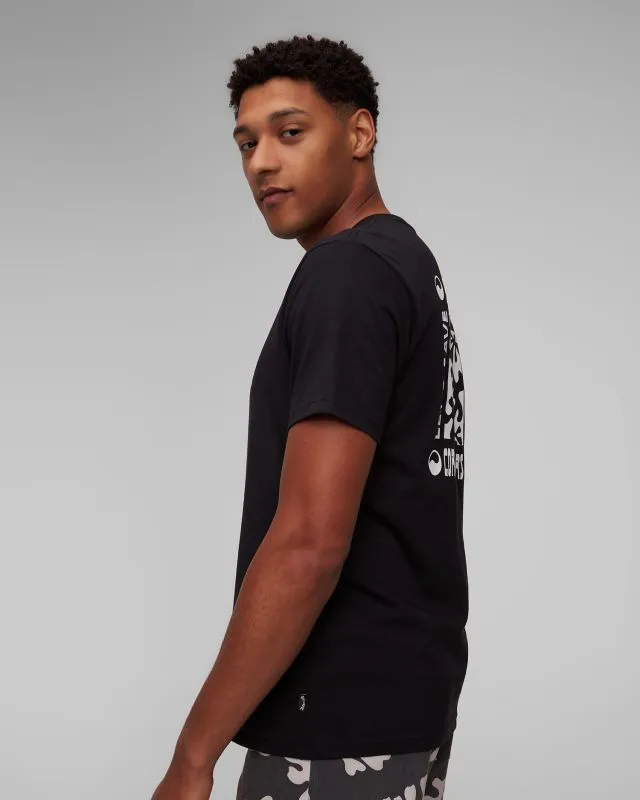 T-shirt nera da uomo Billabong Cg Horizon Ss