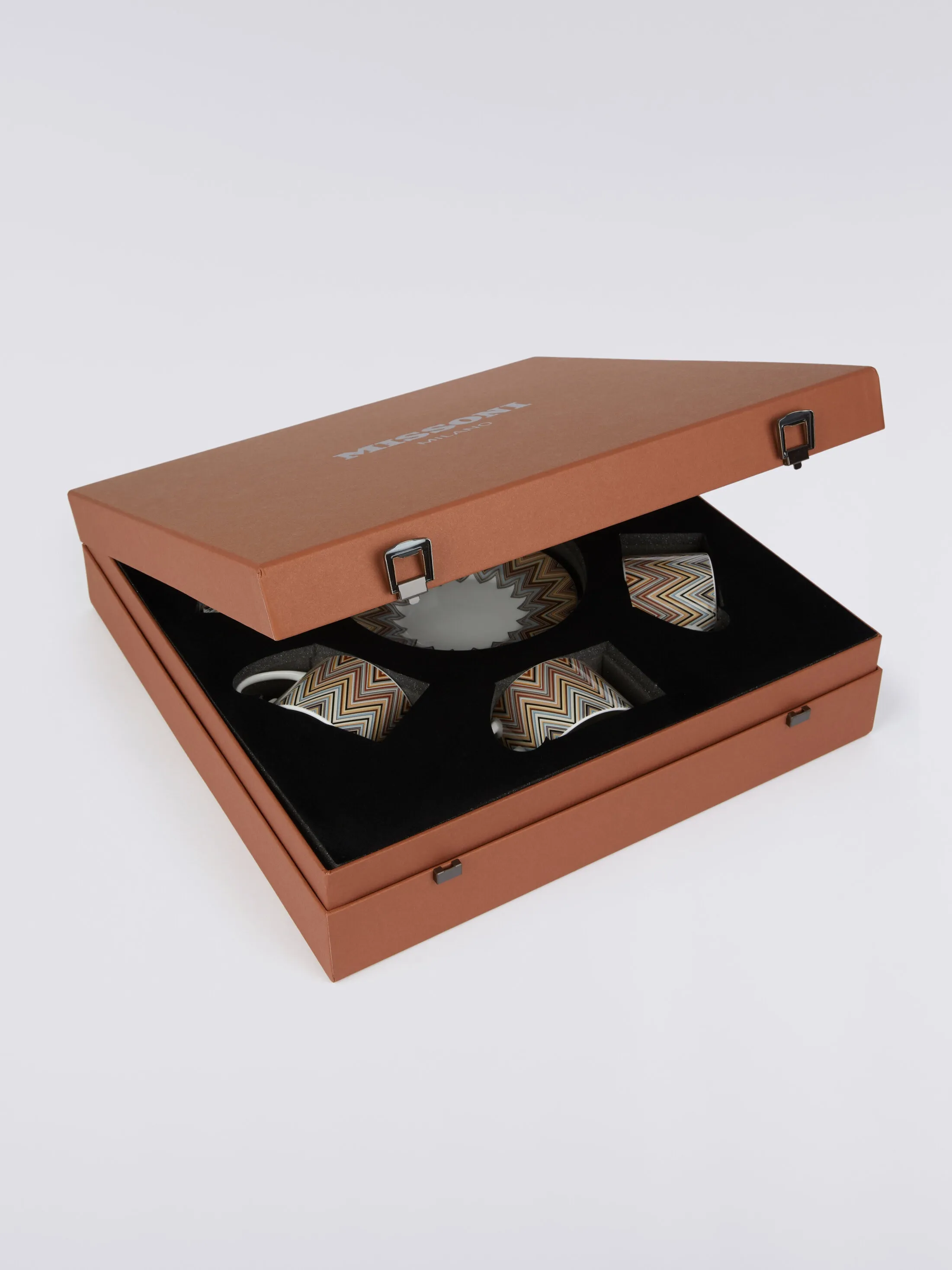 Zigzag Jarris Tazza Tè Set 6 Pz C/Piattino